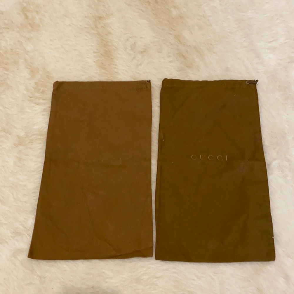 2 Gucci Shoe Dustbags